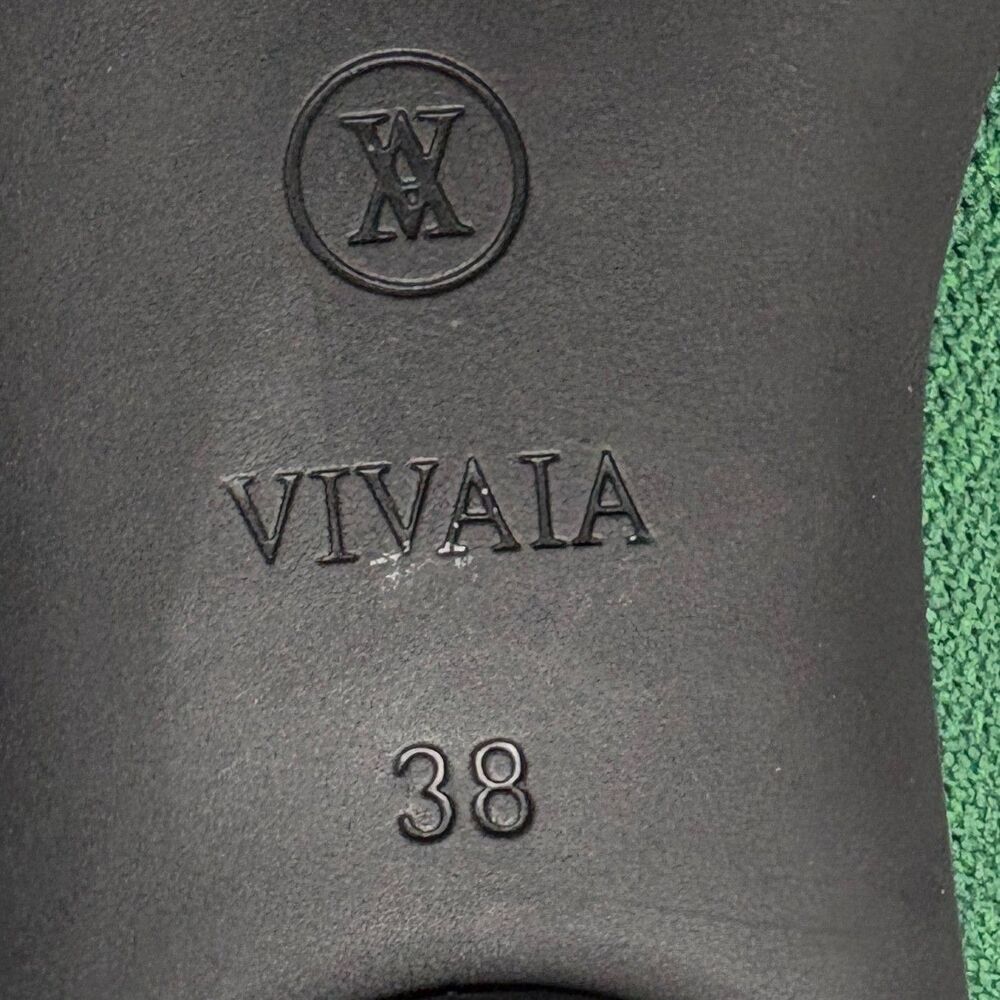 VIVAIA Margot 2.0 Green Knit Flats Size EU38/US 7-7.5 Work/Commute/Comfy - Picture 8 of 8
